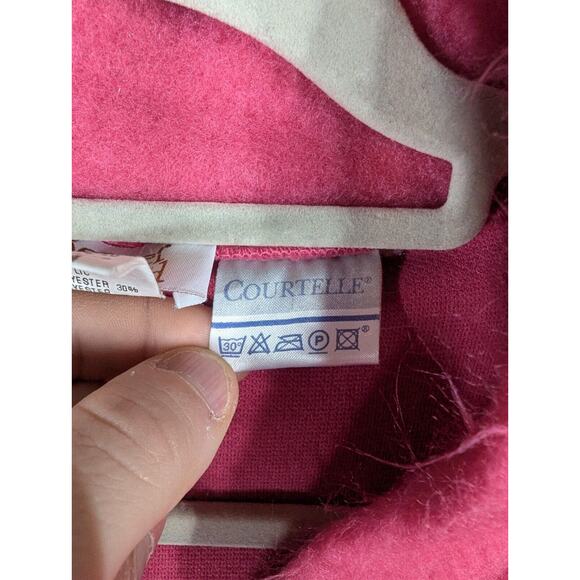 VTG Women’s Berger Du Nord Dressing Gown Robe Pink XL - Picture 6 of 11